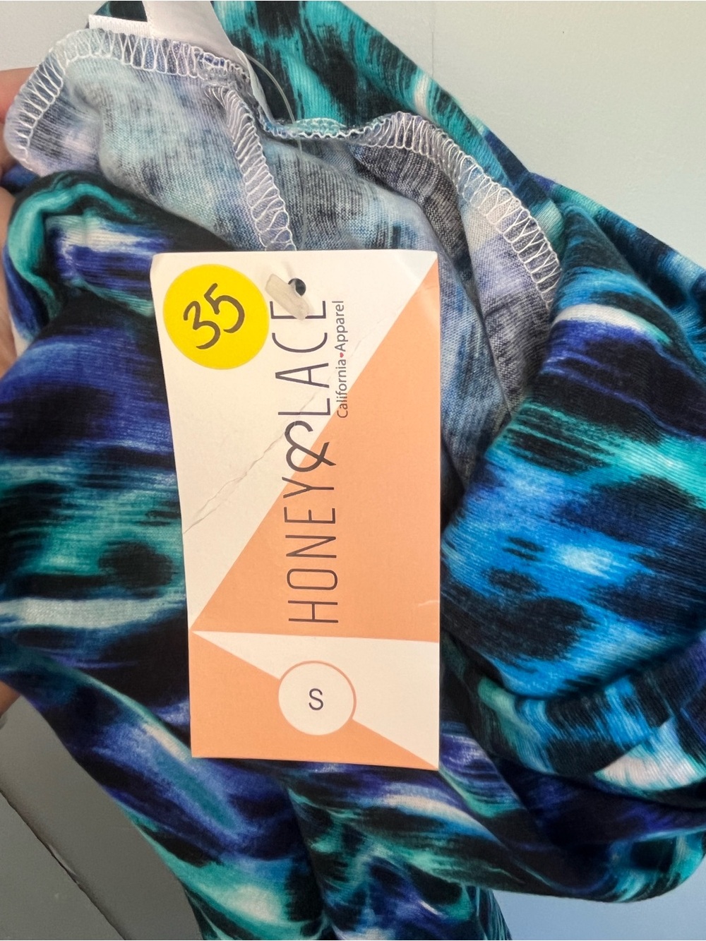 Honey & Lace Abstract Animal Print Maxi Skirt NWT Made in USA Women’s Size Small - Picture 4 of 6